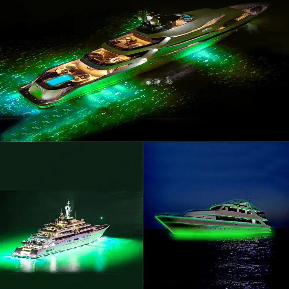 Stylish Pontoon Boat Light, Marine Led Light Strip for Duck Jon Bass Boat Sailboat Kayak Flex Lighting for Boat Deck Light Accent Light Courtesy Interior Lights Fishing Night 12v