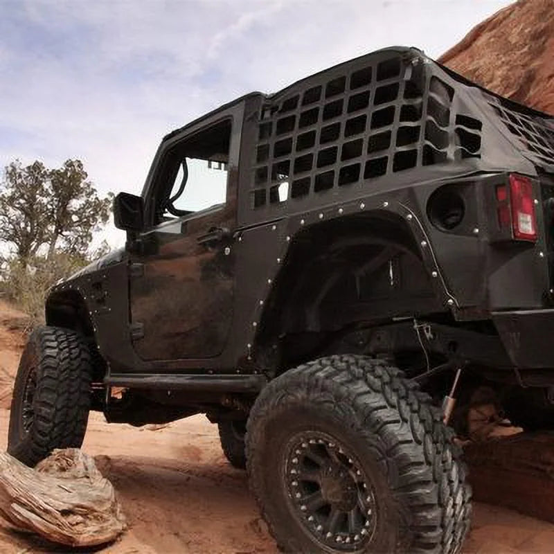 Stylish Smittybilt 571035 Cargo Restraint System - Black Diamond Fits select: 2015-2018 JEEP WRANGLER UNLIMITED, 2012-2014 JEEP WRANGLER