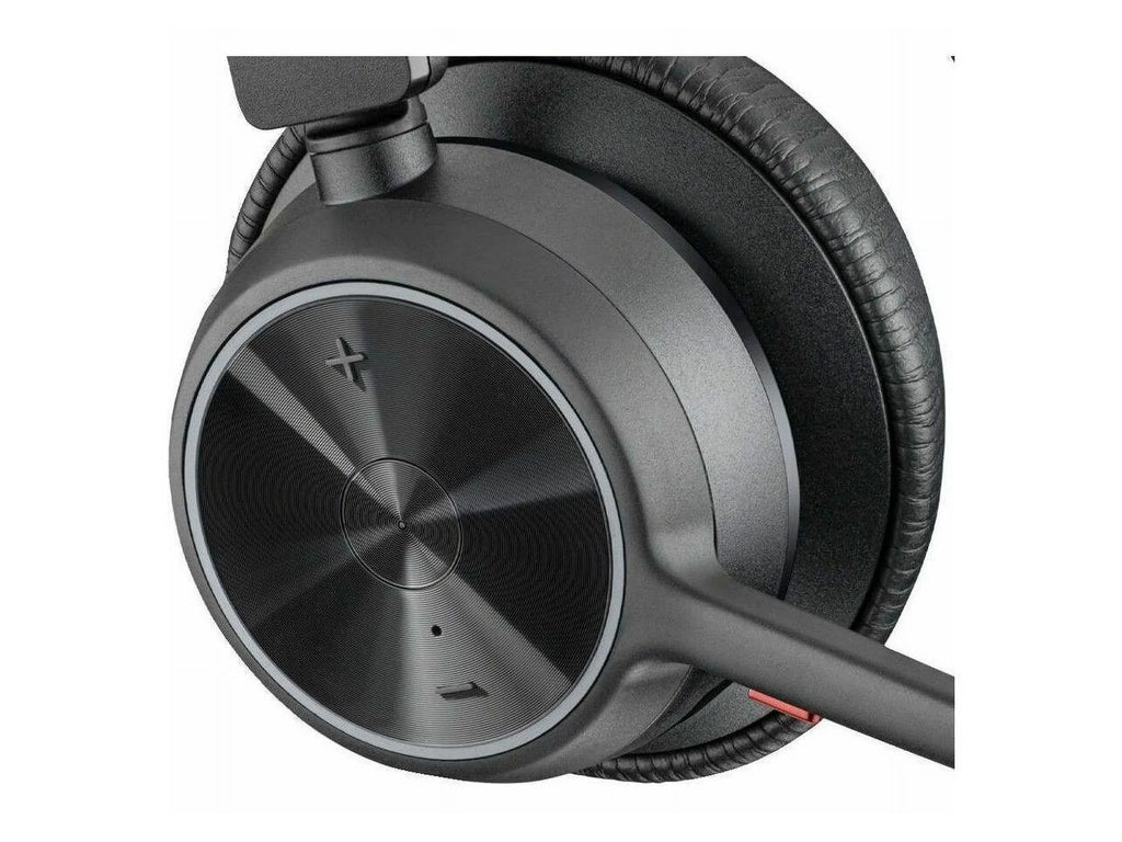 Poly VOYAGER 4300 UC 4320 Headset - Stereo - USB Type A - Wired/Wireless - Bluetooth - 164 ft - 20 Hz - 20 kHz - Over-the-head - Binaural - Ear-cup - 4.92 ft Cable - Noise Cancelling MicrophoneTAA ... - Exclusive Design