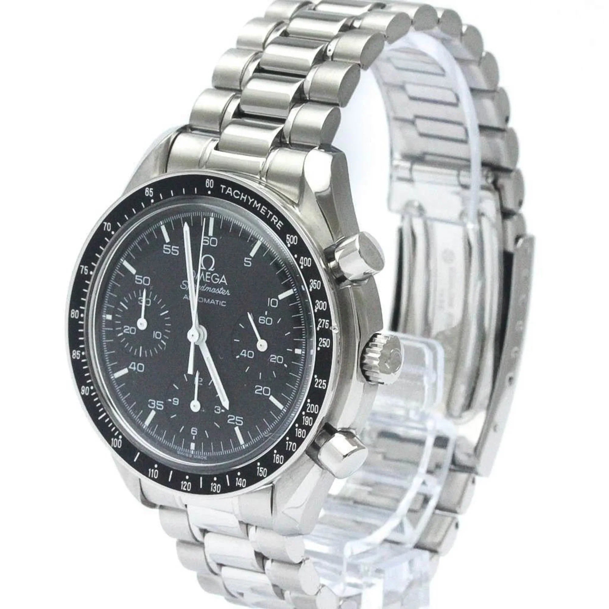 Pre-Owned Polished OMEGA Speedmaster Automatic Steel Mens Watch 3510.50 (Good) - Exclusive Design