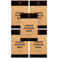 Stylish Formaticum Cheese Storage Bags, Keep Charcuterie Fresh, Wax Paper Bags, 75 Count