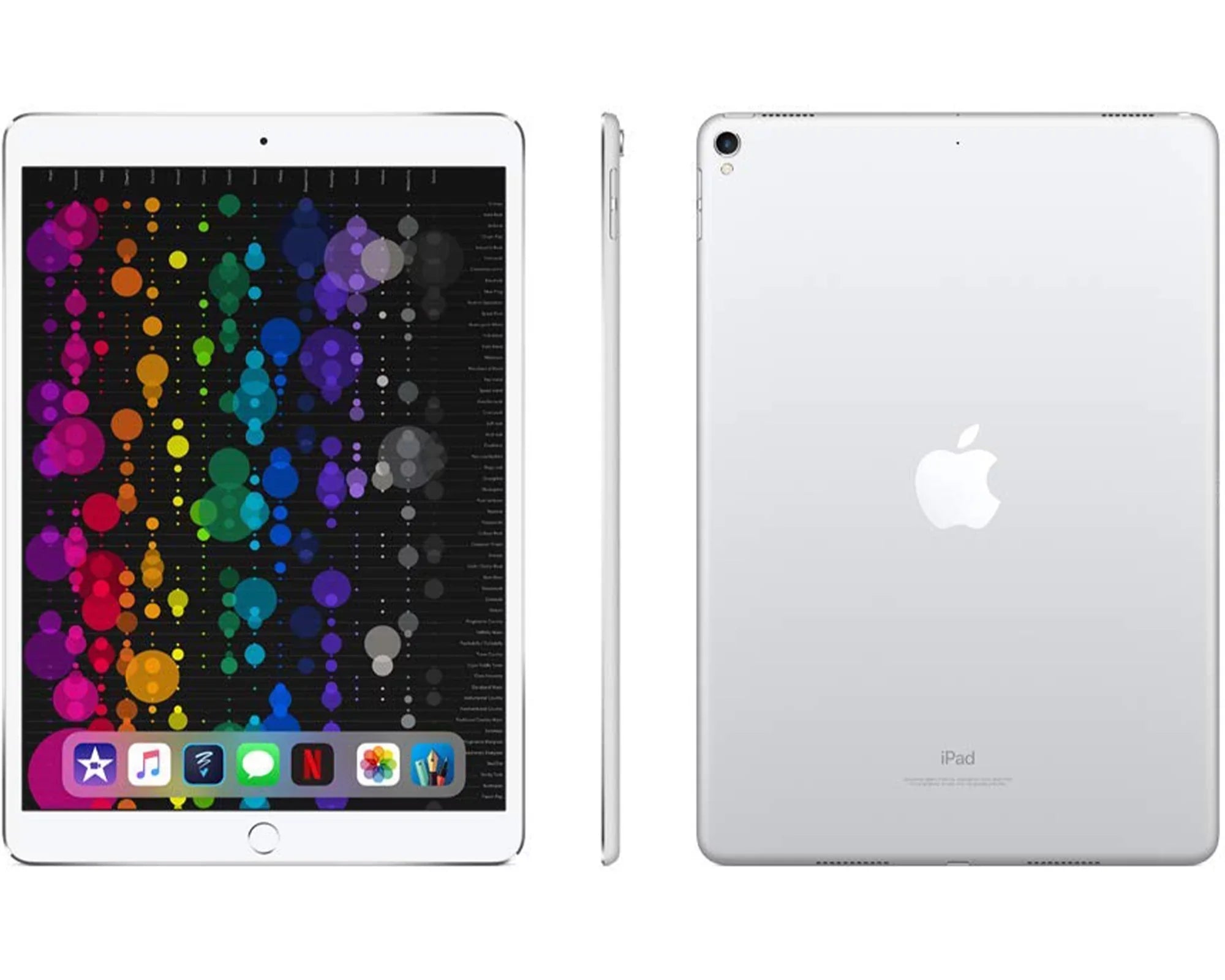 Restored Apple iPad Pro 256GB Wi-Fi + 4G LTE Unlocked, 10.5 - Silver (Refurbished)