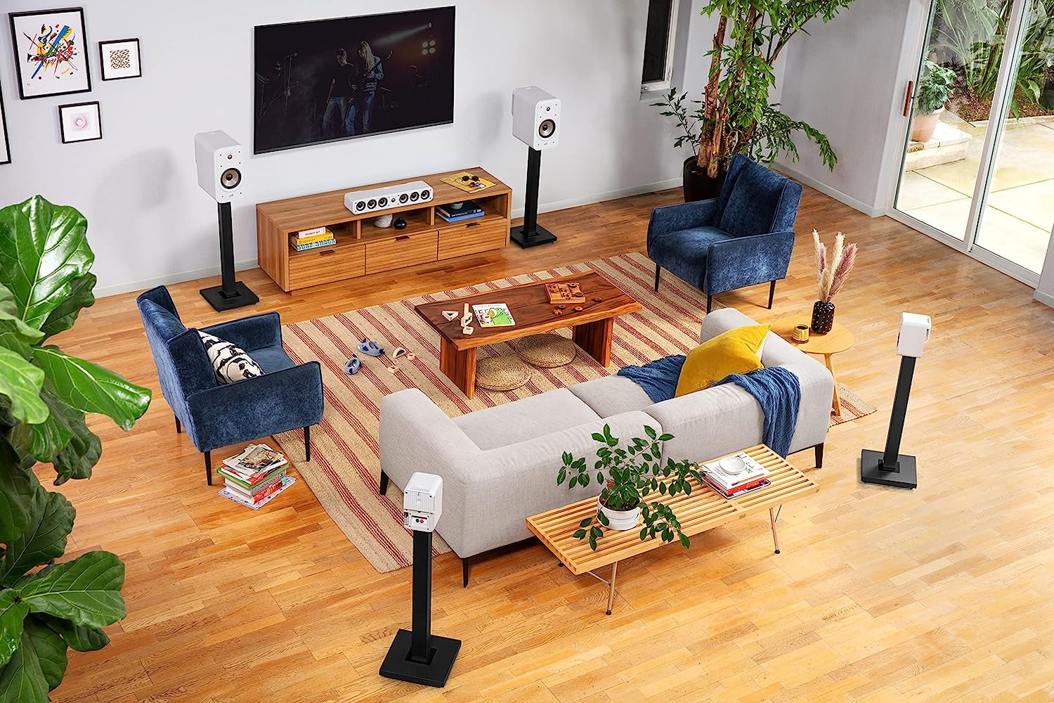 Stylish Polk Signature Elite ES10 - Hi-Fi Home Theater Satellite Surround Speakers (White)