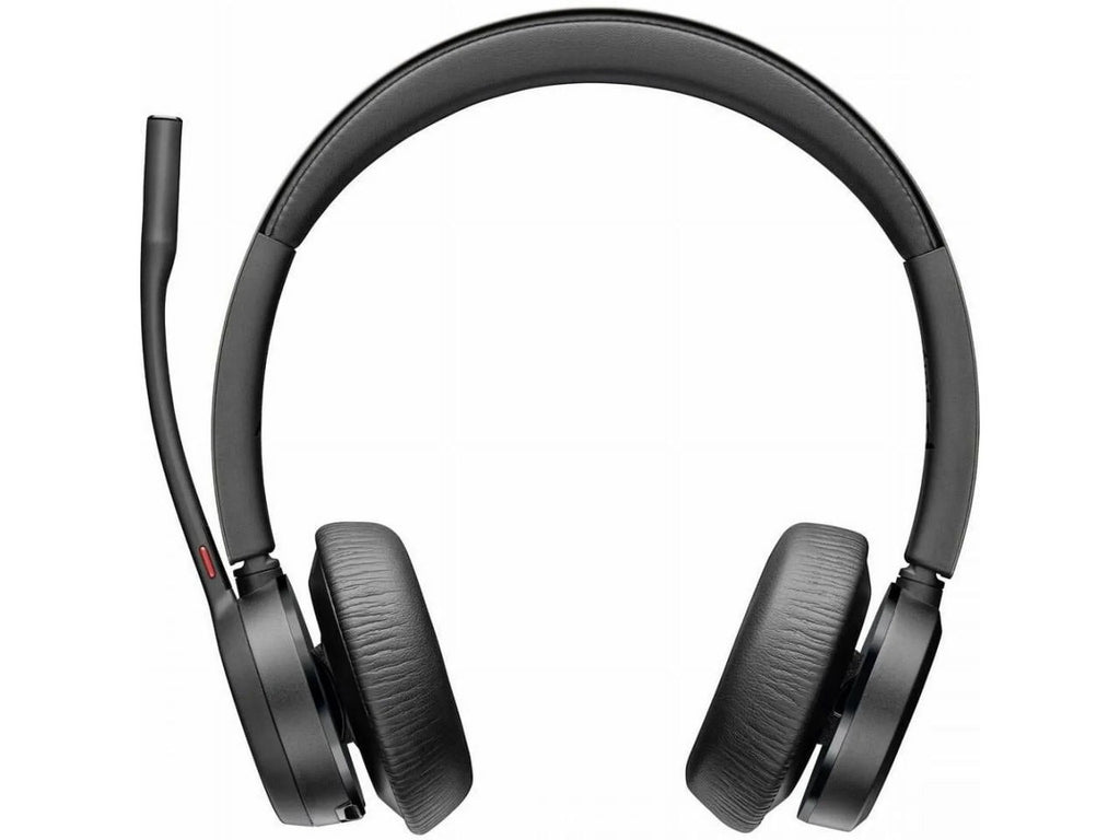 Poly VOYAGER 4300 UC 4320 Headset - Stereo - USB Type A - Wired/Wireless - Bluetooth - 164 ft - 20 Hz - 20 kHz - Over-the-head - Binaural - Ear-cup - 4.92 ft Cable - Noise Cancelling MicrophoneTAA ... - Exclusive Design