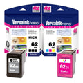 VersaInk-nano 62MS Black(MICR) 62CS Color Cartridges - 4X Life - Exclusive Design