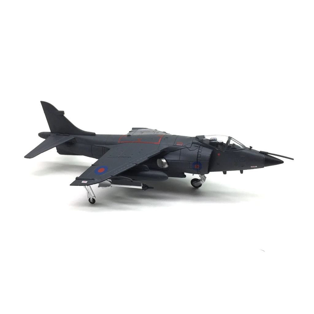 Stylish 1:72 UK Air Force 1982 Sea Harrier Jet Fighter Model Military Fighter Aircraft Model Alloy Simulation Collection Display