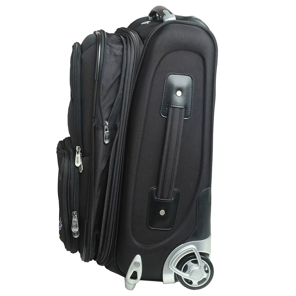 MOJO Black UConn Huskies 21" Softside Rolling Carry-On Suitcase
