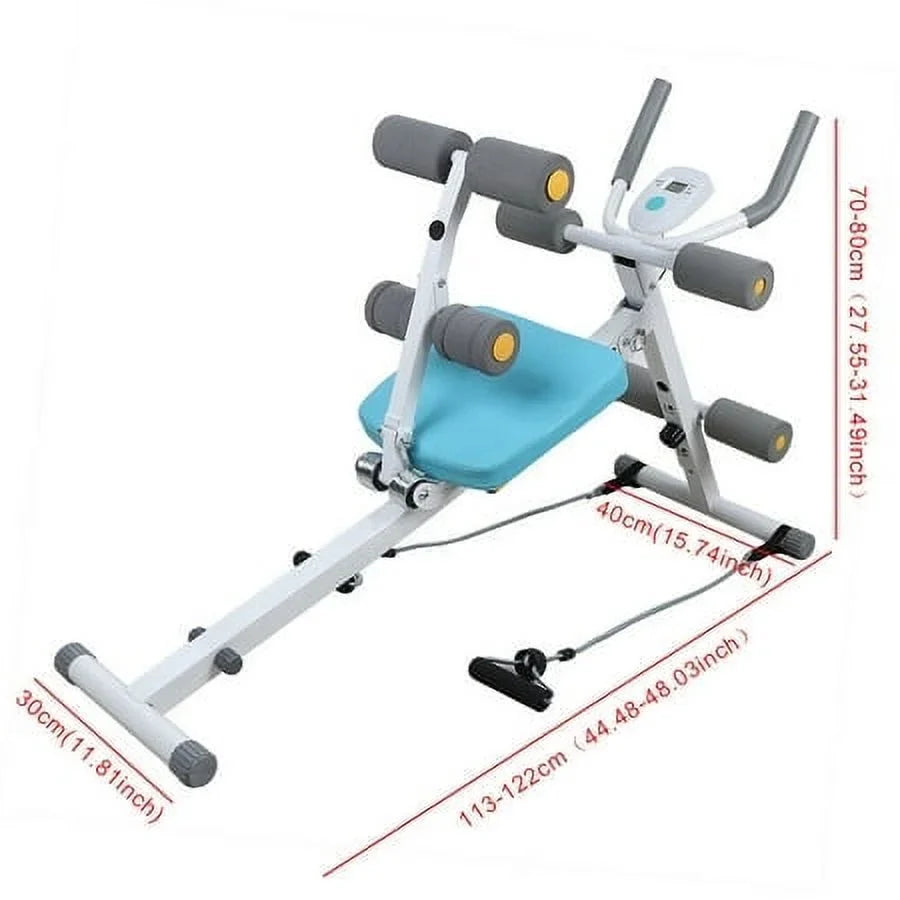 Ab Abdominal Exercise Machine Cruncher Trainer Body Shaper Gym Equipment 2 IN 1