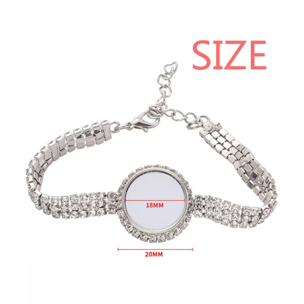 Stylish Germany Famous Landmark Set Tennis Chain Anklet Bracelet Diamond Jewelry