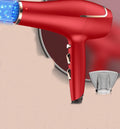 CONFU hot and cold air Hair Dryer, 2300W High Power Dryer, Hair Dryers for Women, Cool Shot Button, 3 Heat and 2 Speed Settings, Ionic Function for Shinier Results, Concentrator Nozzle(Red)