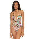 Becca by Rebecca Virtue MULTI Groovy Multi Way One-Piece Swimsuit, US Large - Exclusive Design