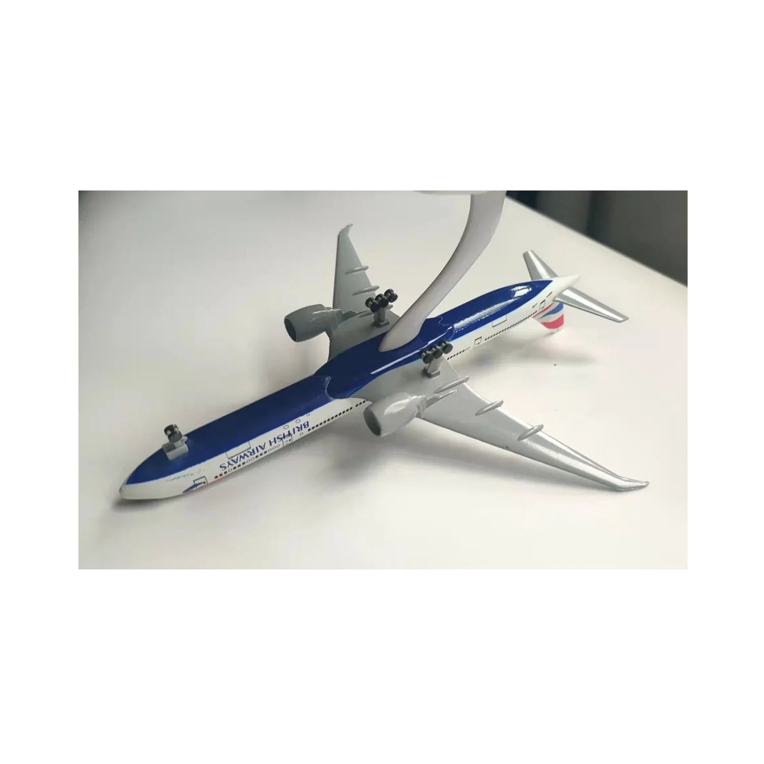 Stylish British Airways Airbus A380 Replica Toy Model with Stand Diecast Alloy with ABS plastic parts