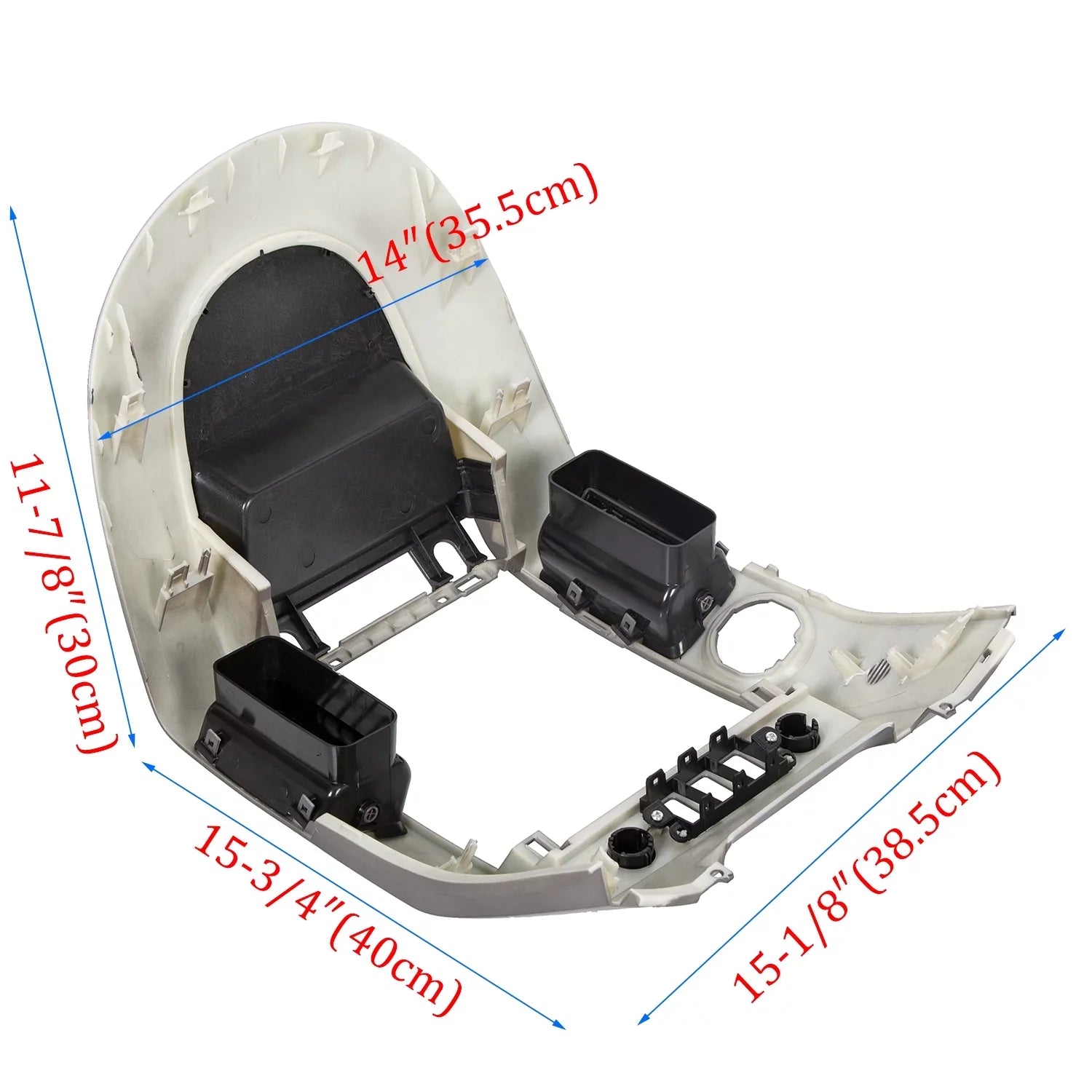 Stylish Kojem Dash Center Console Instrument Panel Lid Bezel for 2004 2005 2006 Nissan Titan XE SE Armada 68257-8S800