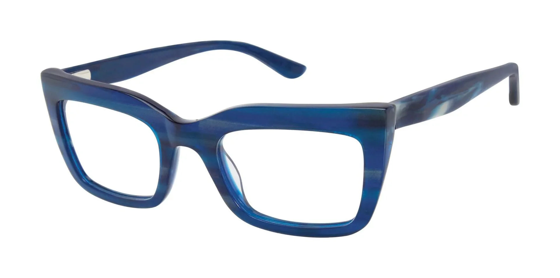 Stylish NEW GX by Gwen Stefani GX051 Navy Eyeglasses 49mm with GX Case
