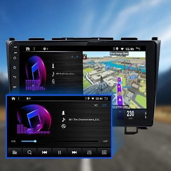 JMANCE Car Stereo for Honda CR-V 2007-2011 with Apple Carplay & Android Auto 9 inch Touch Screen GPS Mutimedia Player