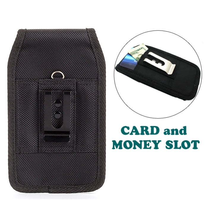 Stylish Holster Rugged Case Belt Clip w USB Cable 2.4A Home Charger for Motorola Moto Z Force Droid, Revvlry Plus, Edge Plus, G7 G6 G Stylus 5G (2022) (2021) Pure Power (2022) (2021) (2020)