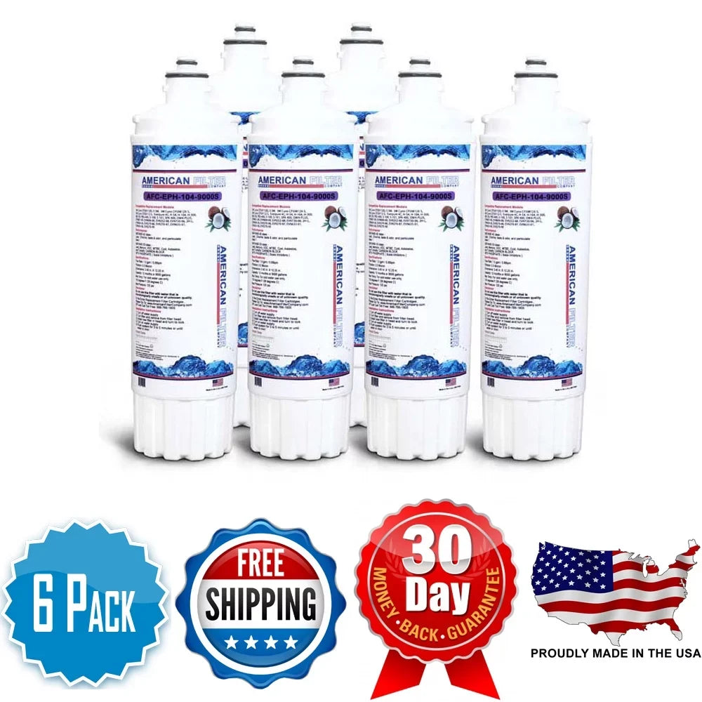 AFC Brand , Water Filters , Model # AFC-EPH-104-9000S , Compatible with FollettÂ® E400A - 6 Filters - Made in U.S.A.