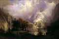 Stylish 24"x36" Gallery Poster, Rocky Mountain Landscape by albert bierstadt 1870
