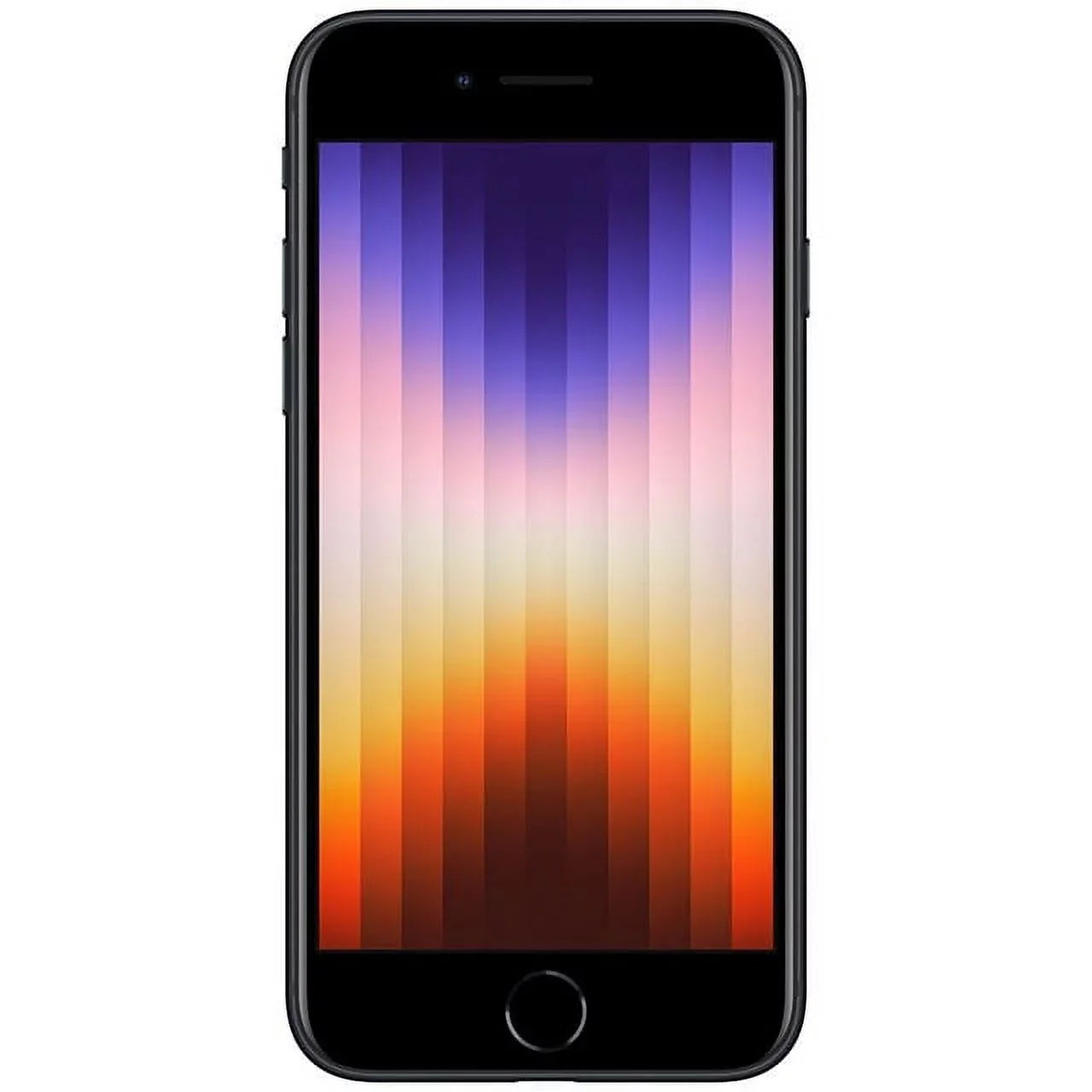 Stylish Restored Apple iPhone SE (3rd Gen) A2595 (Fully Unlocked) 256GB Midnight (Refurbished)