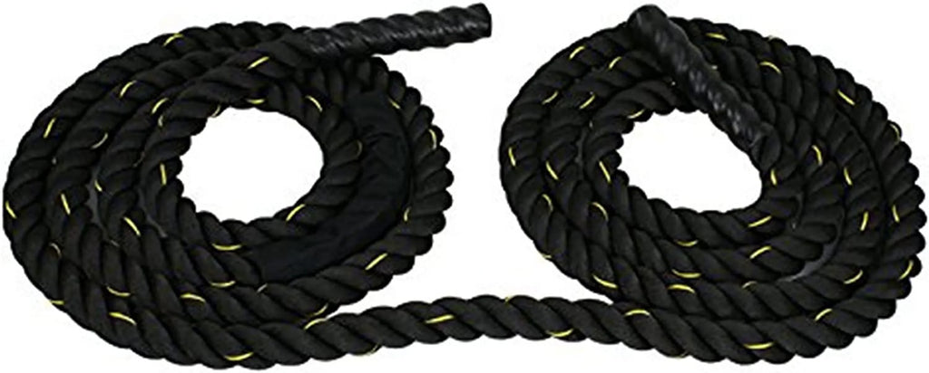Stylish 1.5" Diameter Poly Dacron 30FT Battle Rope Workout Fitness Exercise Strength Training Ropes Indoor Home