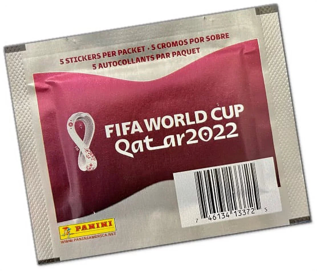 PANINI FIFA WORLD CUP QATAR 2022 - 25 packs (5 stickers per pack)