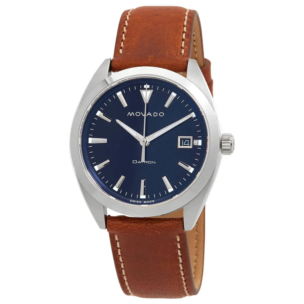 Stylish Movado Heritage Quartz Blue Dial Men's Watch 3650141