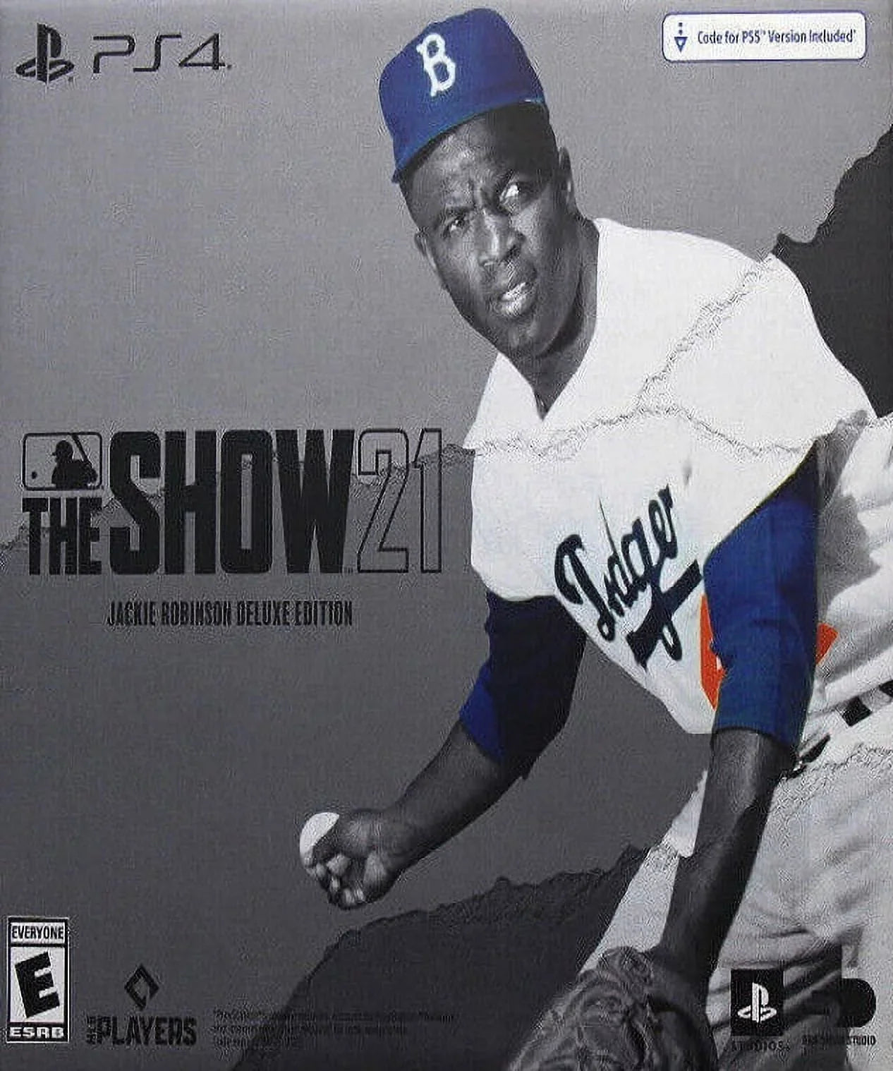 Restored MLB The Show 21 Jackie Robinson Deluxe Ed. (Sony Playstation 4, 2021) Baseball Game (Refurbished) - Exclusive Design