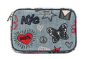 Michael Kors Ginny Medium Embroidered Denim Crossbody Bag New - Exclusive Design