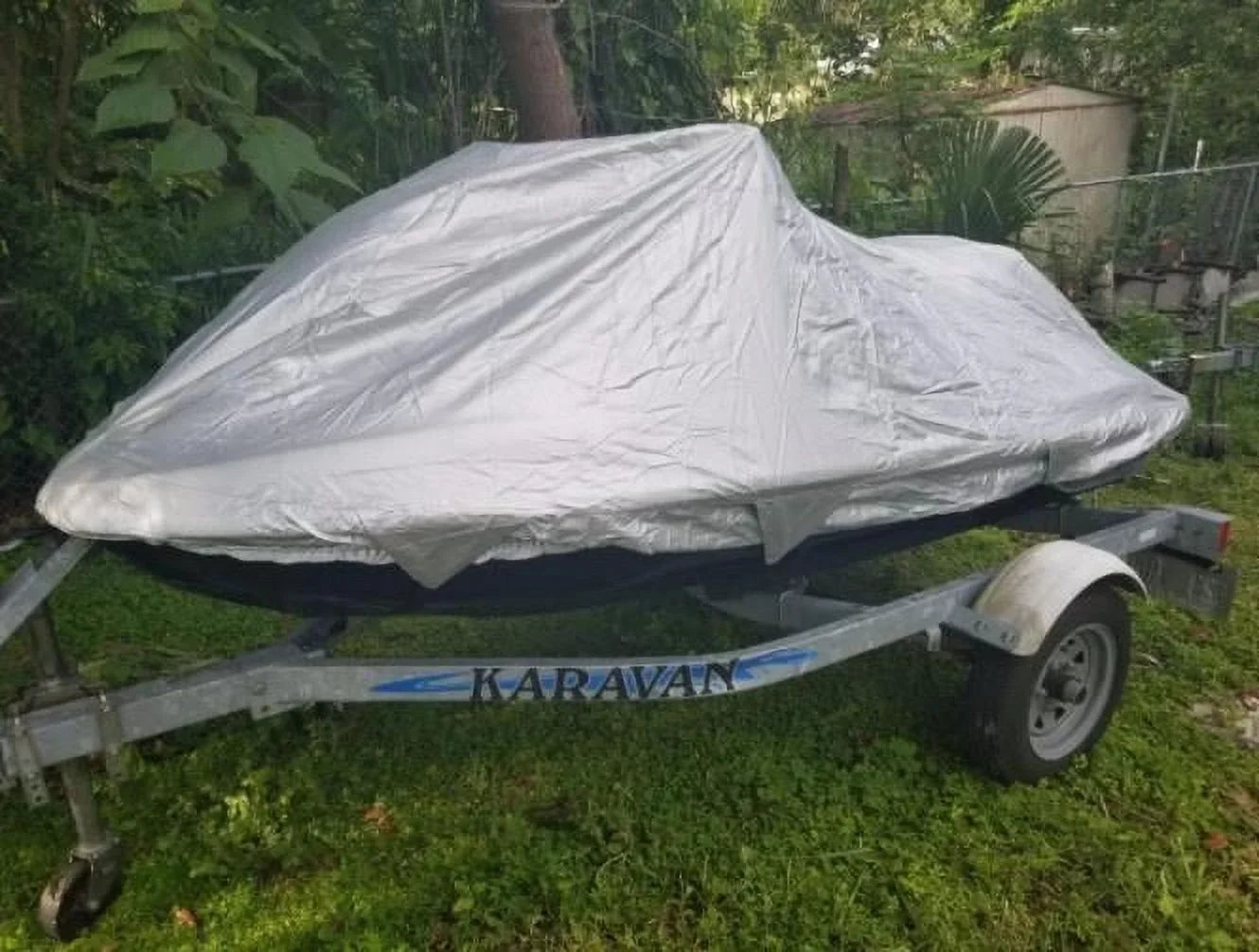 UV Reflective, Travel, Storage and Mooring Watercraft PWC Jet Ski Cover for Sea Doo Bombardier GTI Inter First Series 2001
