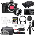 Nikon Z5 Mirrorless Digital Camera (Body) w/ FTZ II Mount Adapter+ 128GB + Extra Battery+ Tripod- Accessory Kit