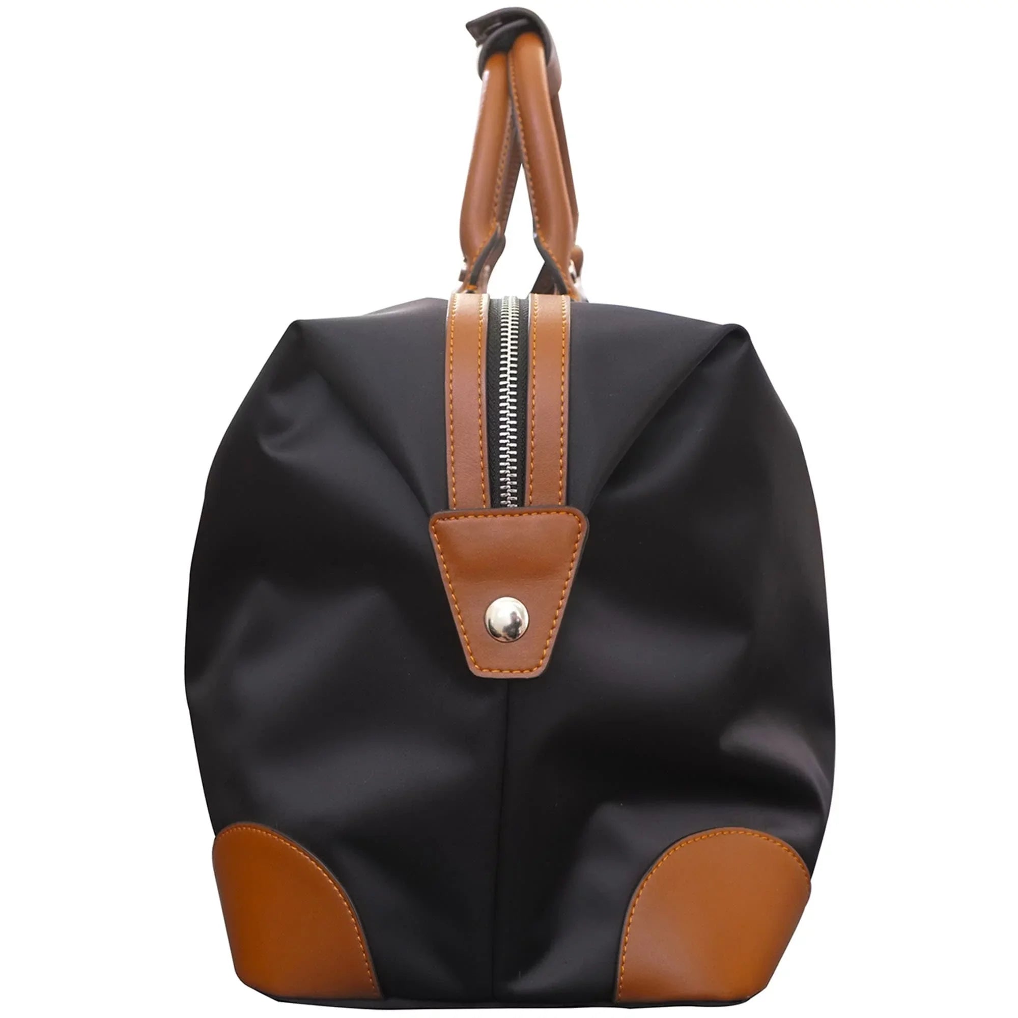 Stylish Women's MOJO Black Philadelphia Eagles Debossed Signature Duffel Bag
