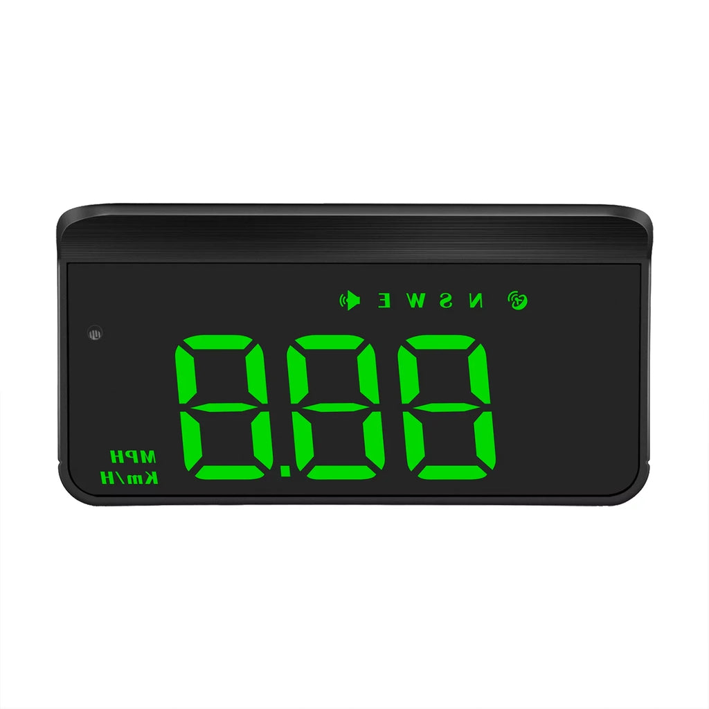 moobody Car HUD 3.5 inch Head-up Display Windshield Projecter Digital Vehicle Speedometer GPS Model Overspeed Warning Fatigue Driving Alarm