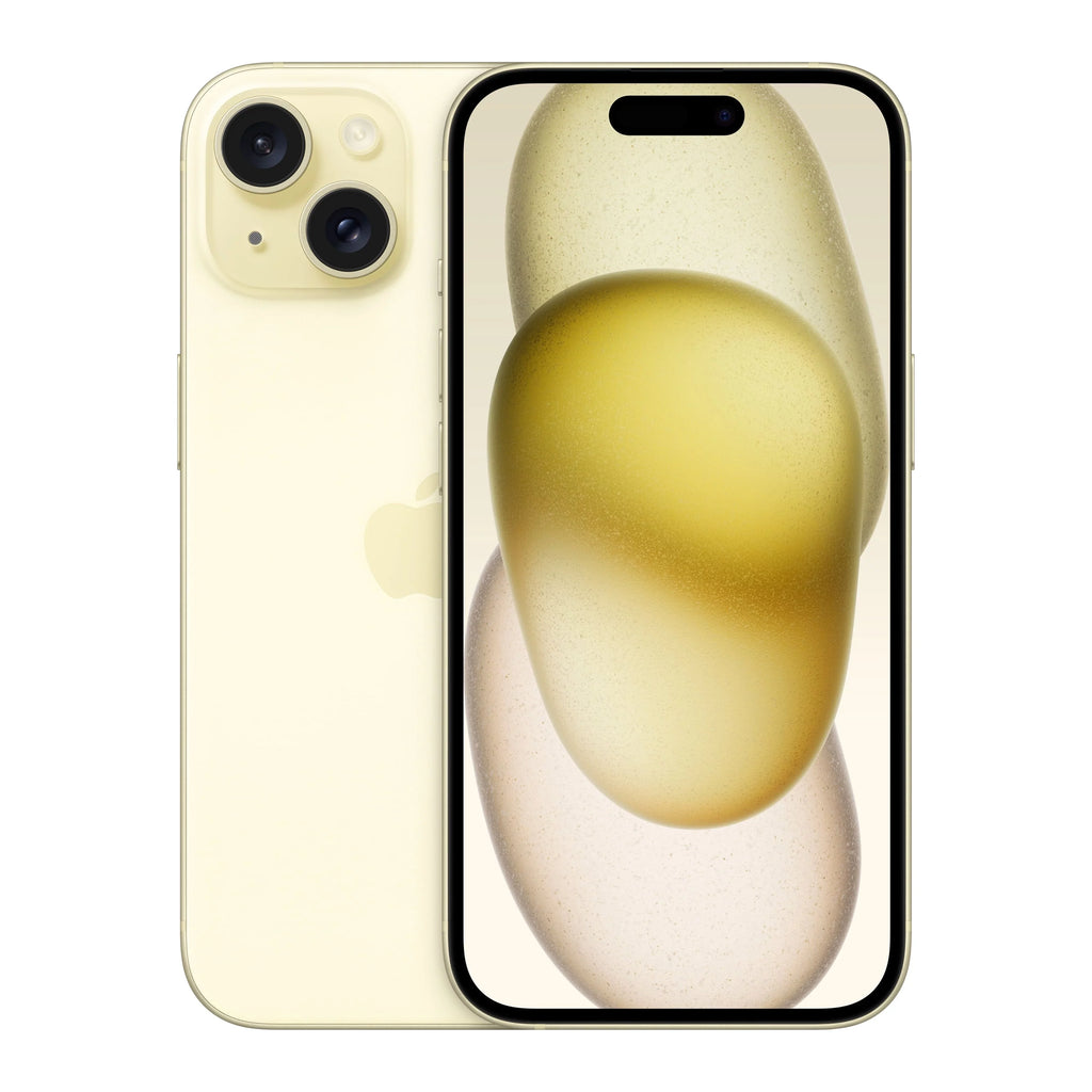 Total By Verizon Apple iPhone 15, 256GB, Yellow - Prepaid Smartphone - Exclusive Design