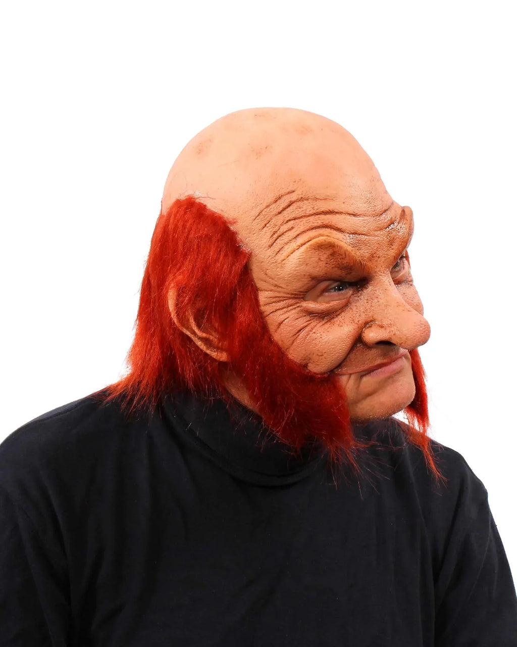 Stylish Leprechaun Half Mask w/ Hair