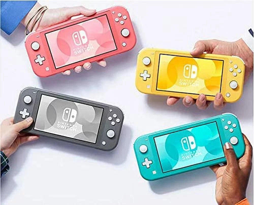 Nintendo Switch Lite Blue - 5.5" Touchscreen Display, Built-in Plus Control Pad, Built-in Speakers, 802.11ac WiFi, Bluetooth, Bundle with Carrying Case + USB cable