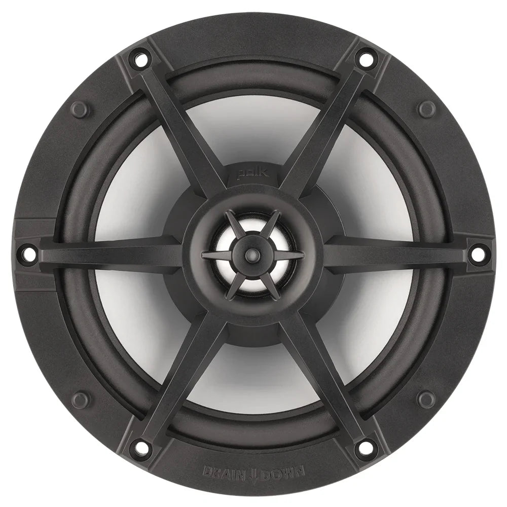 Polk UMS88BR Ultramarine Coaxial Speaker - 8.8", Black - Exclusive Design