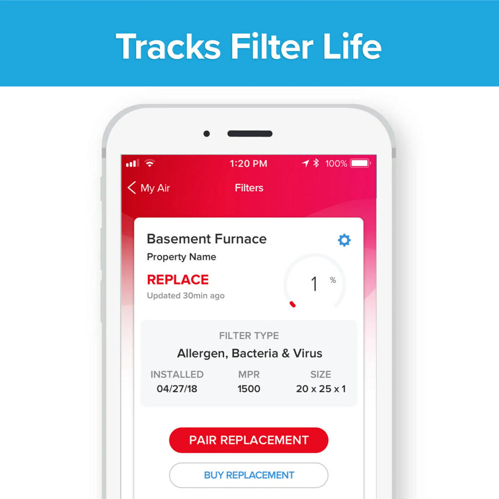 Filtrete by 3M, Smart 16x20x1, MERV 12, Allergen, Bacteria & Virus HVAC Air and Furnace Filter, Captures Allergens, Bacteria, Viruses, 1500 MPR, 4 Filters - Exclusive Design