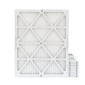 16x20x1 MERV 10 Pleated AC Furnace Air Filters by Glasfloss Industries. ( 8 Pack ) Exact Size: 15-1/2 x 19-1/2 x 7/8 - Exclusive Design