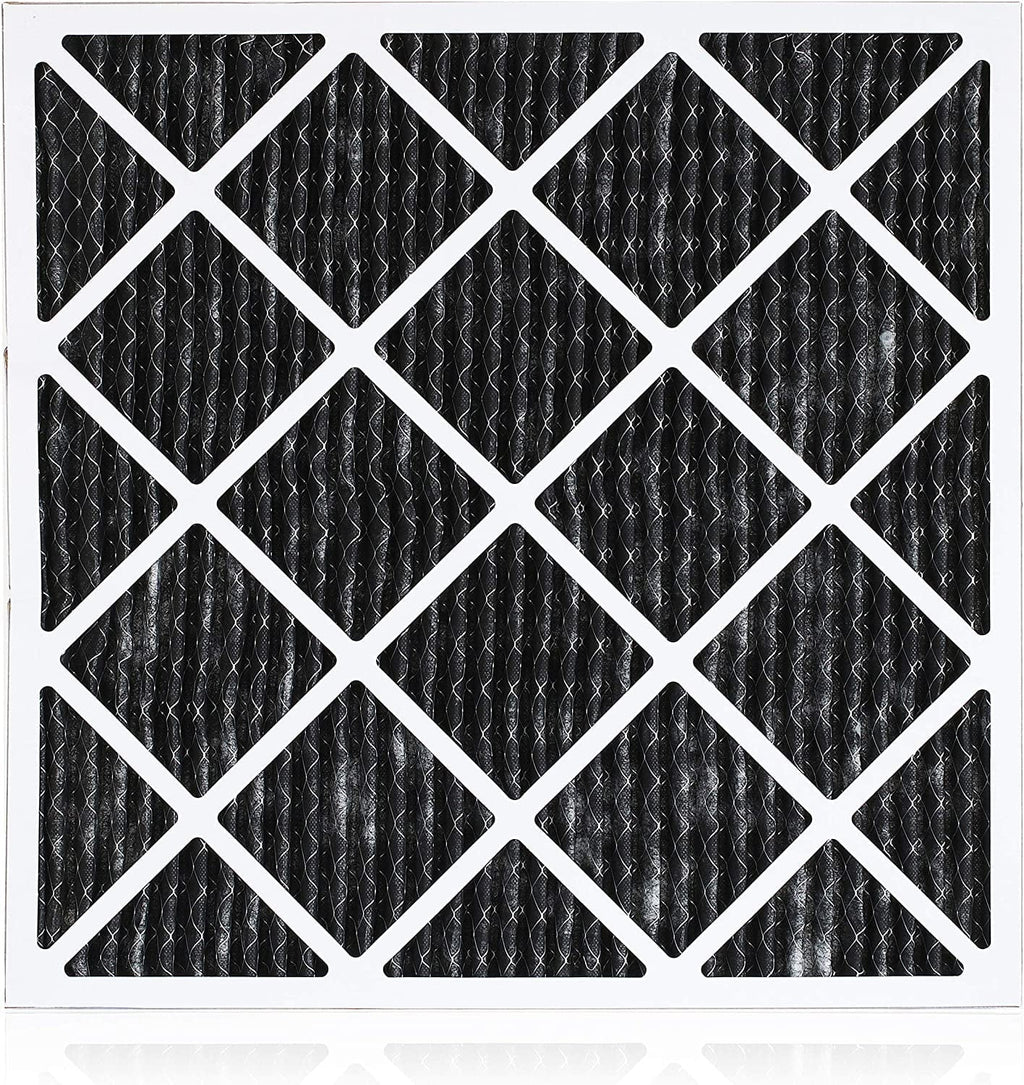 Filterbuy 14x18x1 MERV 8 Odor Eliminator Pleated HVAC AC Furnace Air Filters with Activated Carbon (1-Pack)