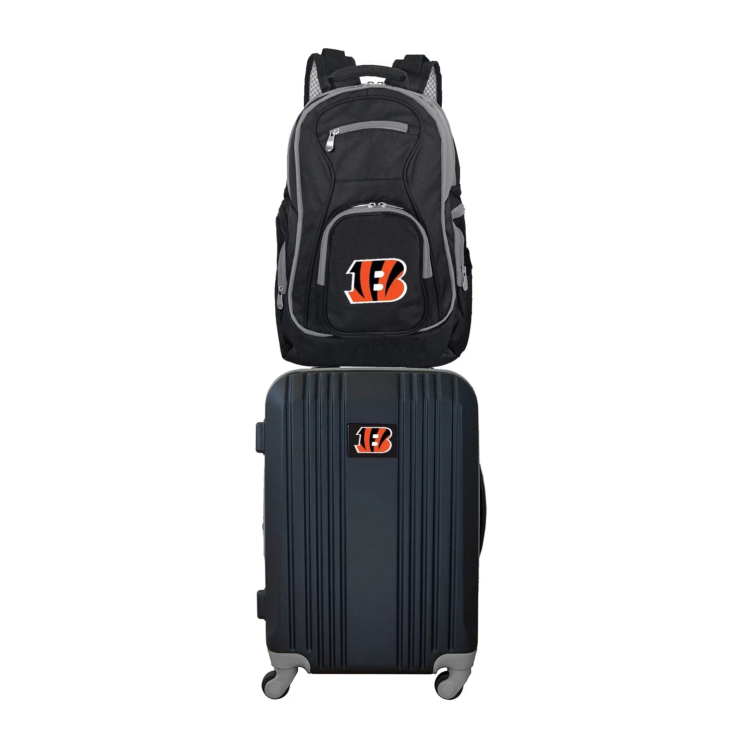 Stylish NFL Cincinnati Bengals 2-Piece Luggage and Backpack Set