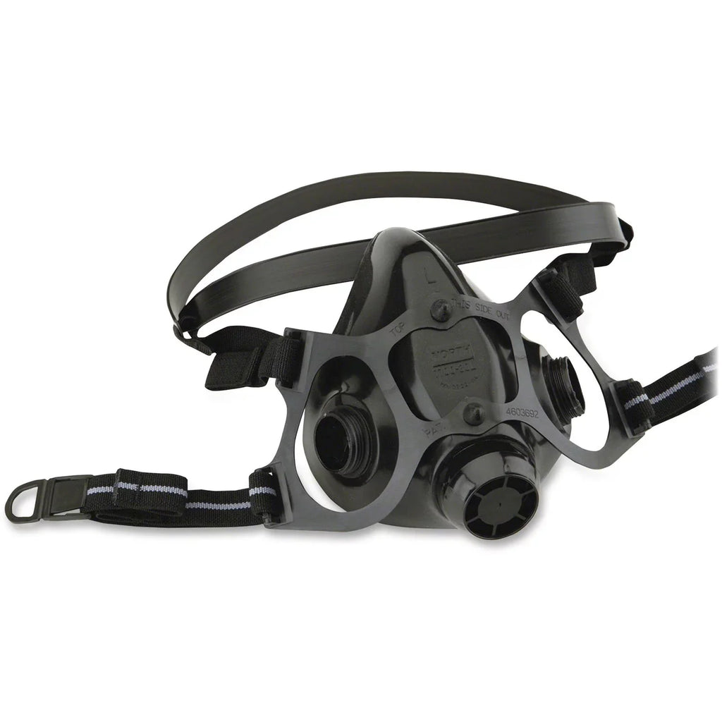 Stylish North 7700 Series Half Mask Silicone Respirator with Dual Cartridge Connectors for N-Series. Size Large (770030L)