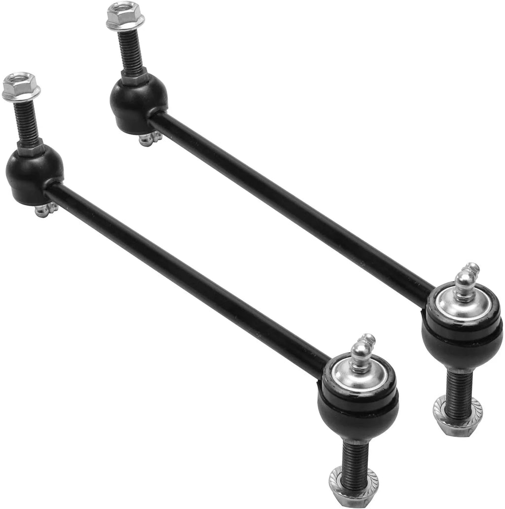 Detroit Axle - Front 12pc Suspension Kit Ford Mustang 2005 2006 2007 2008 2009 2010, 2 Lower Control Arms 2 Sway Bars 4 Outer Inner Tie Rods 2 Wheel Bearing and Hubs 2 Boots Replacement - Exclusive Design