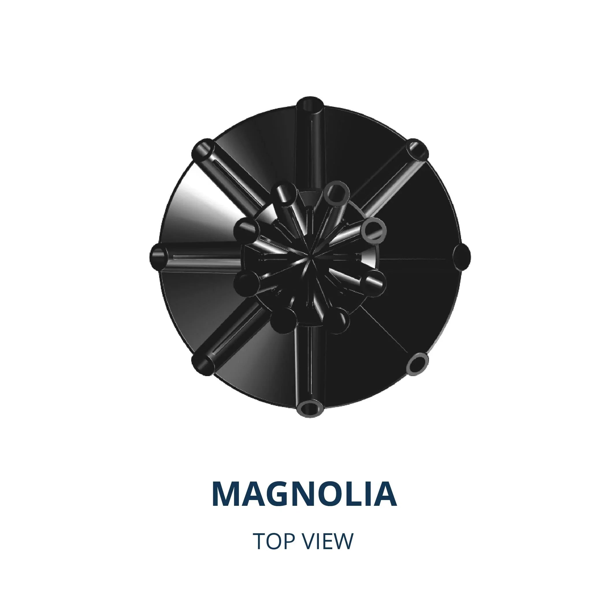 Kasco J Series 2 , 3 , 5 & 7-1/2 Magnolia Premium Fountain Nozzles Only (Fountain not Included) - Exclusive Design