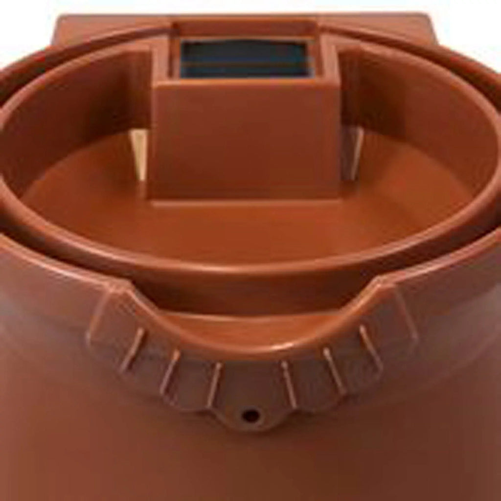 Good Ideas Rain Wizard 50 Gallon Rain Barrel Water Collector Urn, Terra Cotta - Exclusive Design