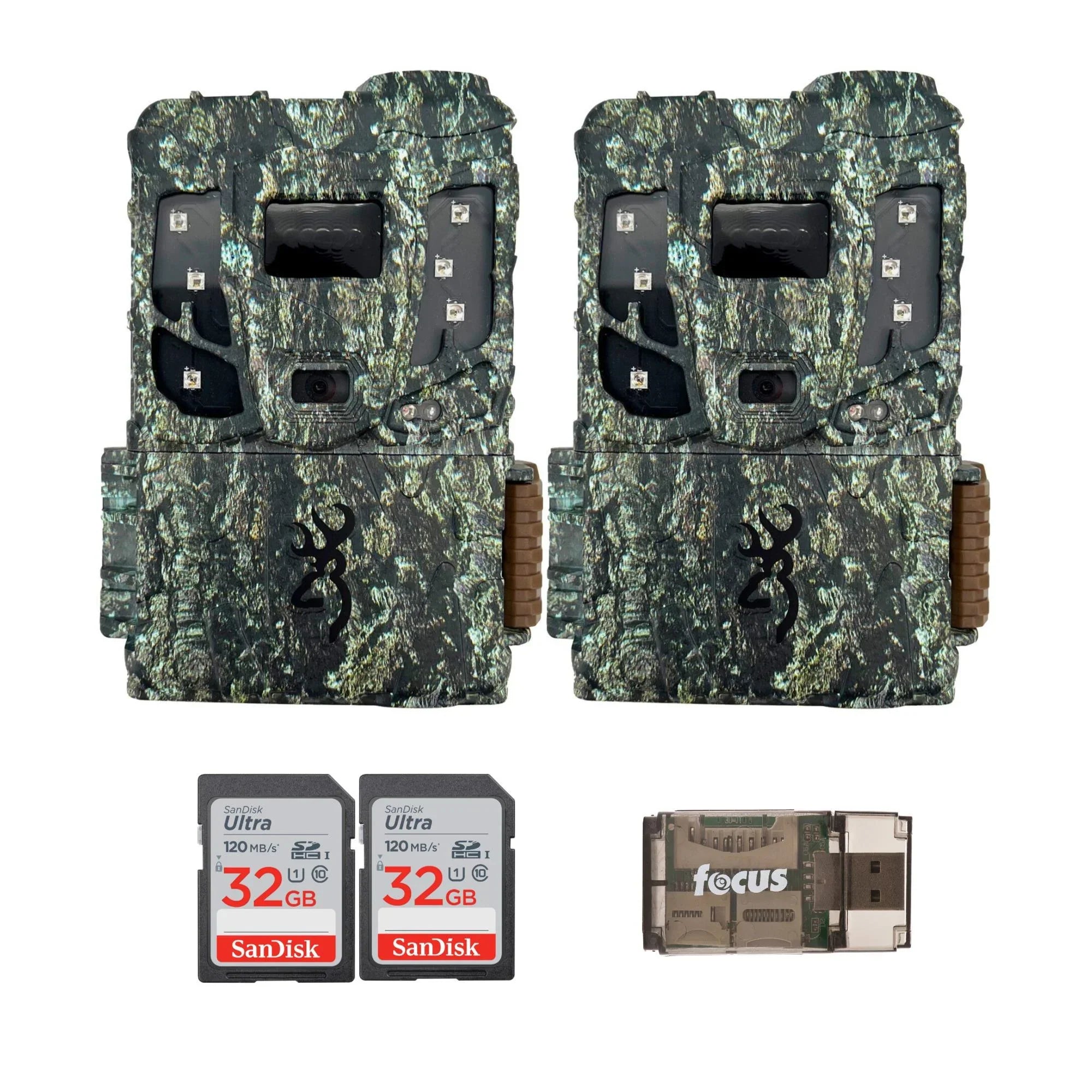 Browning 2PK Pro Scout Max Extreme HD Trail Camera w/32GB M/Card & Reader - Exclusive Design