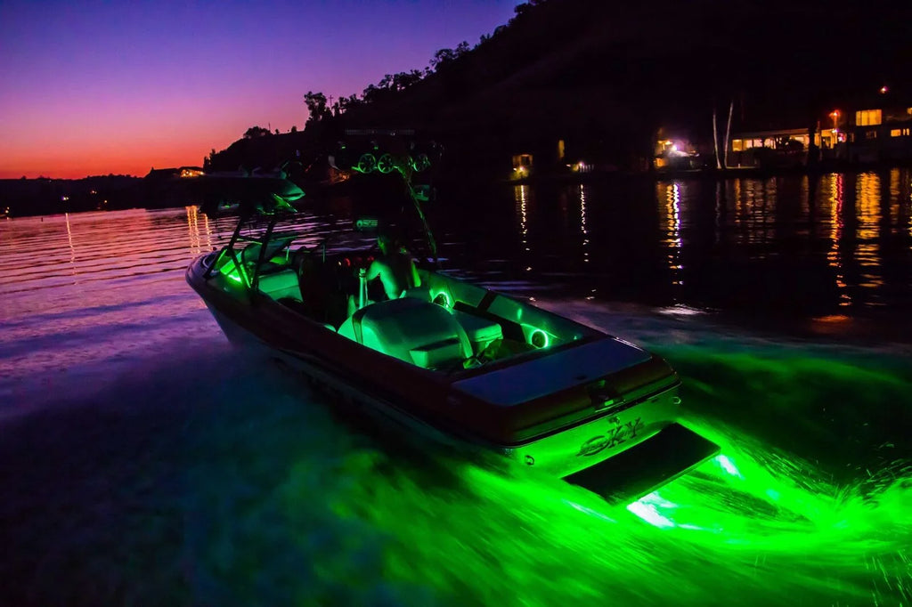 Stylish Pontoon Boat Light, Marine Led Light Strip for Duck Jon Bass Boat Sailboat Kayak Flex Lighting for Boat Deck Light Accent Light Courtesy Interior Lights Fishing Night 12v