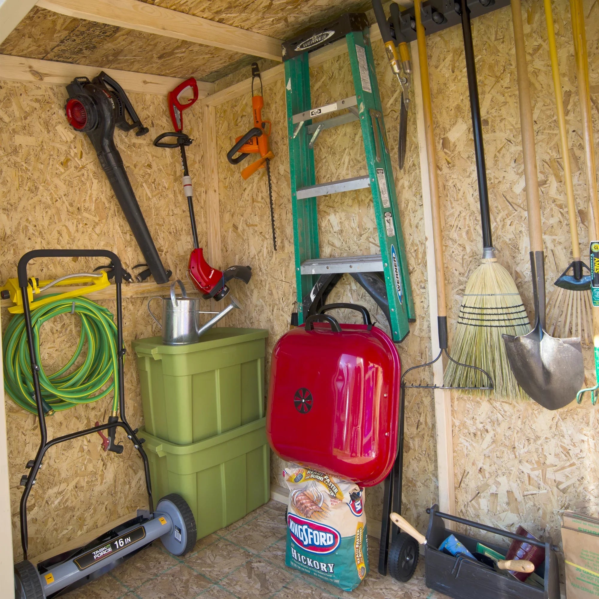 Handy Home Products Fremont 4 ft. x 8 ft. Lean-To Storage Shed - Exclusive Design