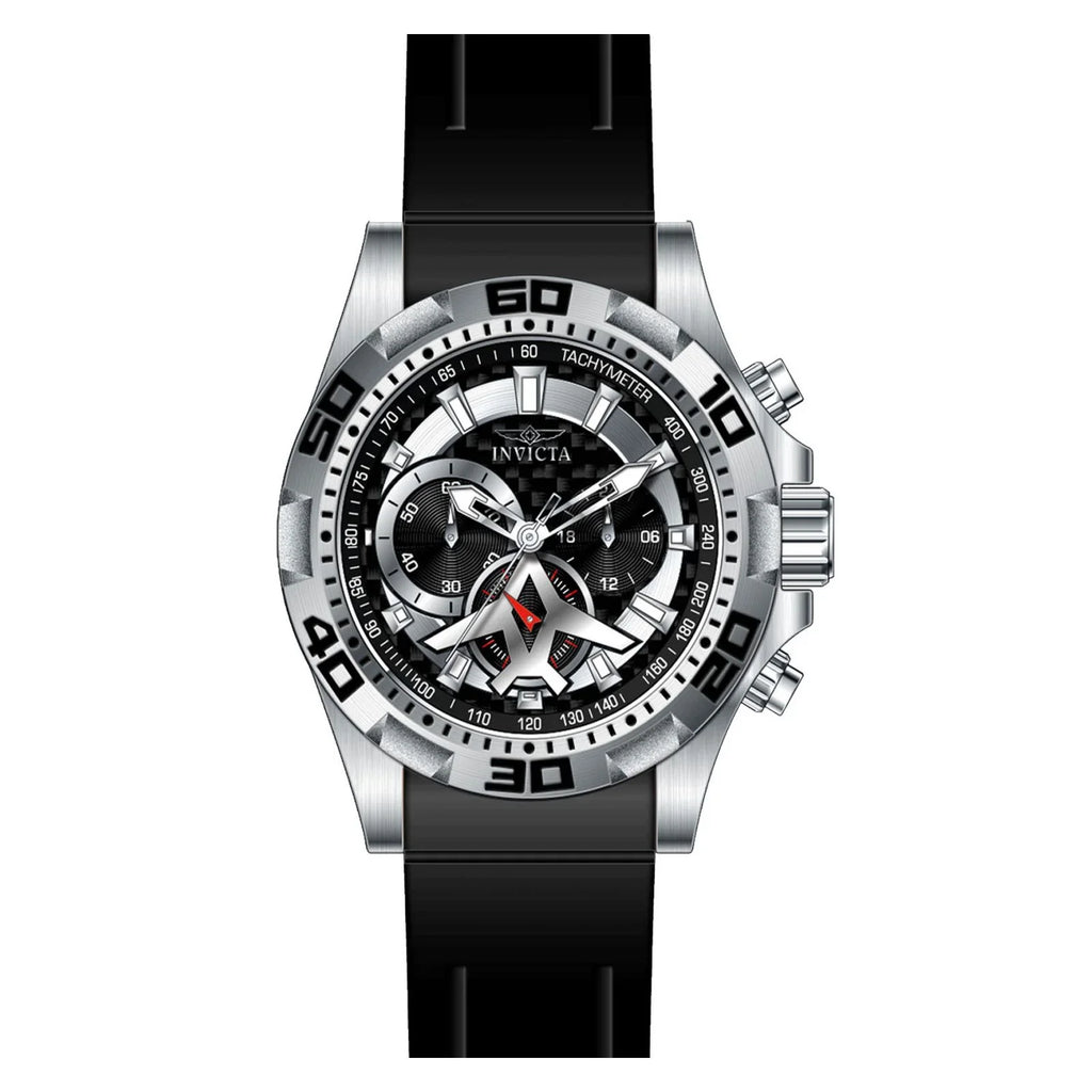 Invicta Aviator Multi-Function Black Carbon Fiber Dial Men's Watch 21735 - Exclusive Design