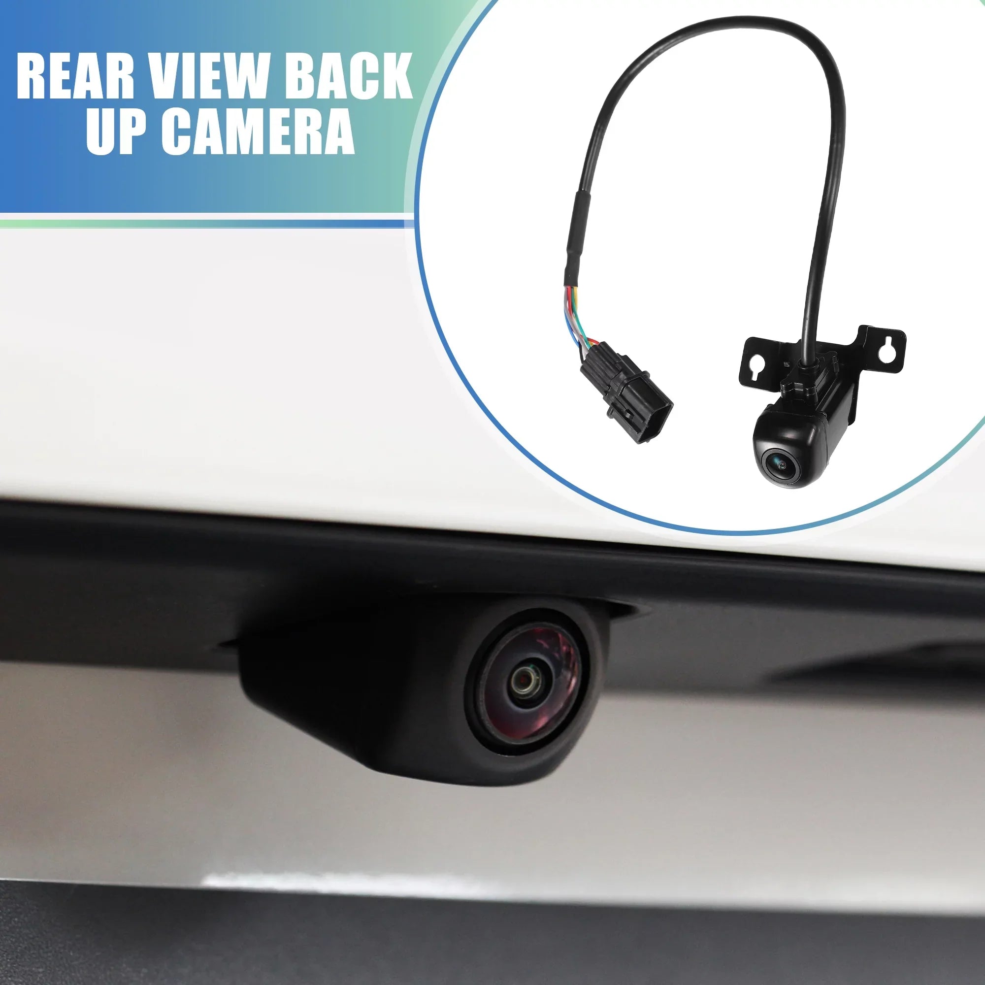 Stylish Unique Bargains Rear View Camera Back Up Camera Rear Park Assist Reverse Camera for Hyundai Santa Fe Sport 2017-2018