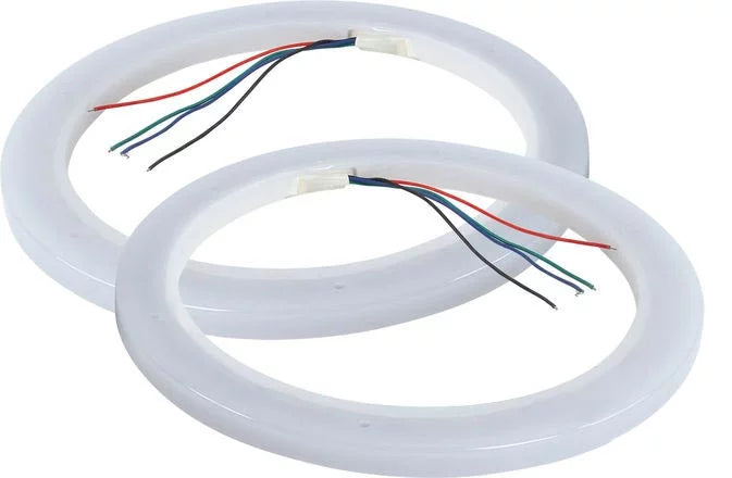 Wet Sounds Revo 12" Subwoofer, Grill, & RGB LED Ring - White Subwoofer & White Closed Face XW Grill - 4 Ohm - Exclusive Design